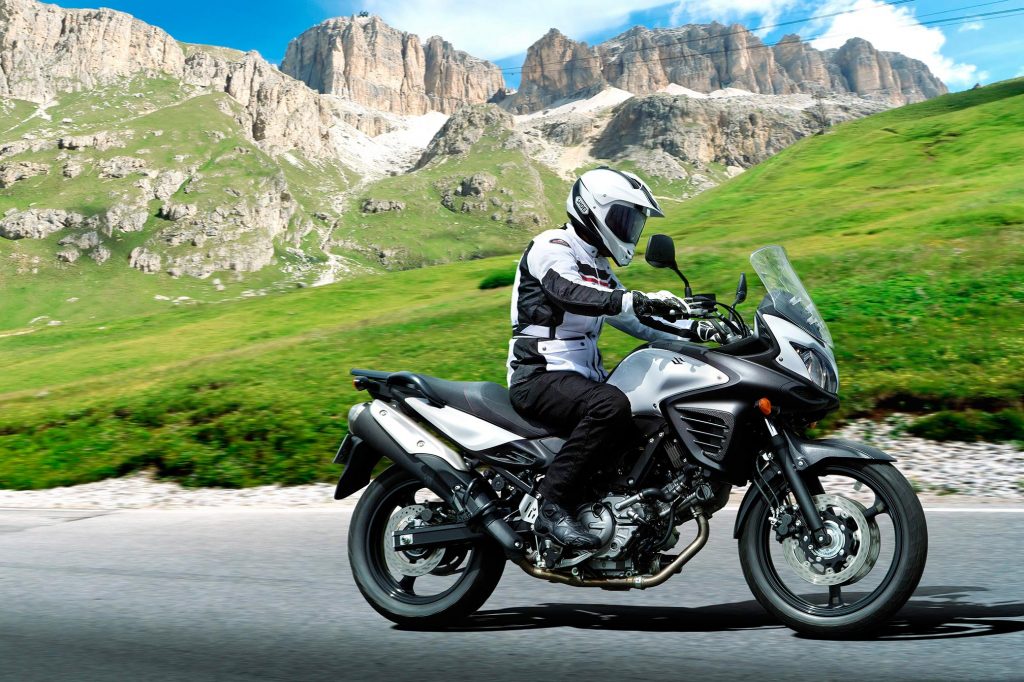 Suzuki V-Strom 650 beginner motorbike