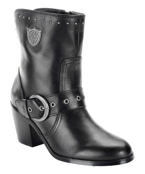Harley-Davidson-Women Cheryl Zip Up Motorcycle Boots