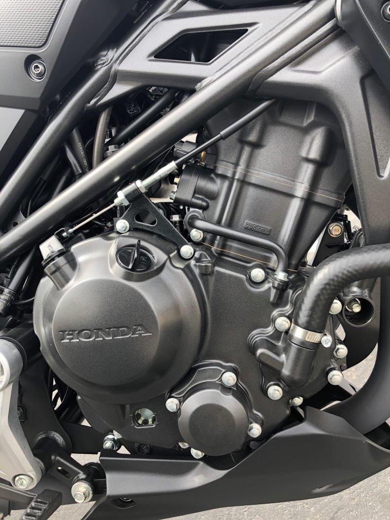 2019 Honda CB300R engine.