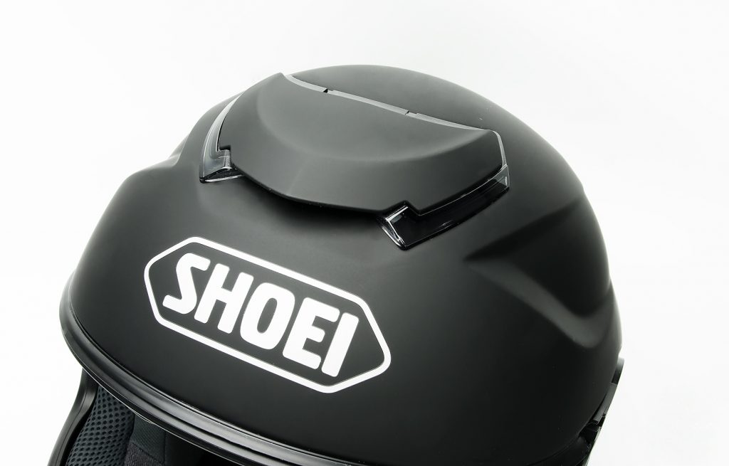 Shoei GT Air helmet top vent.