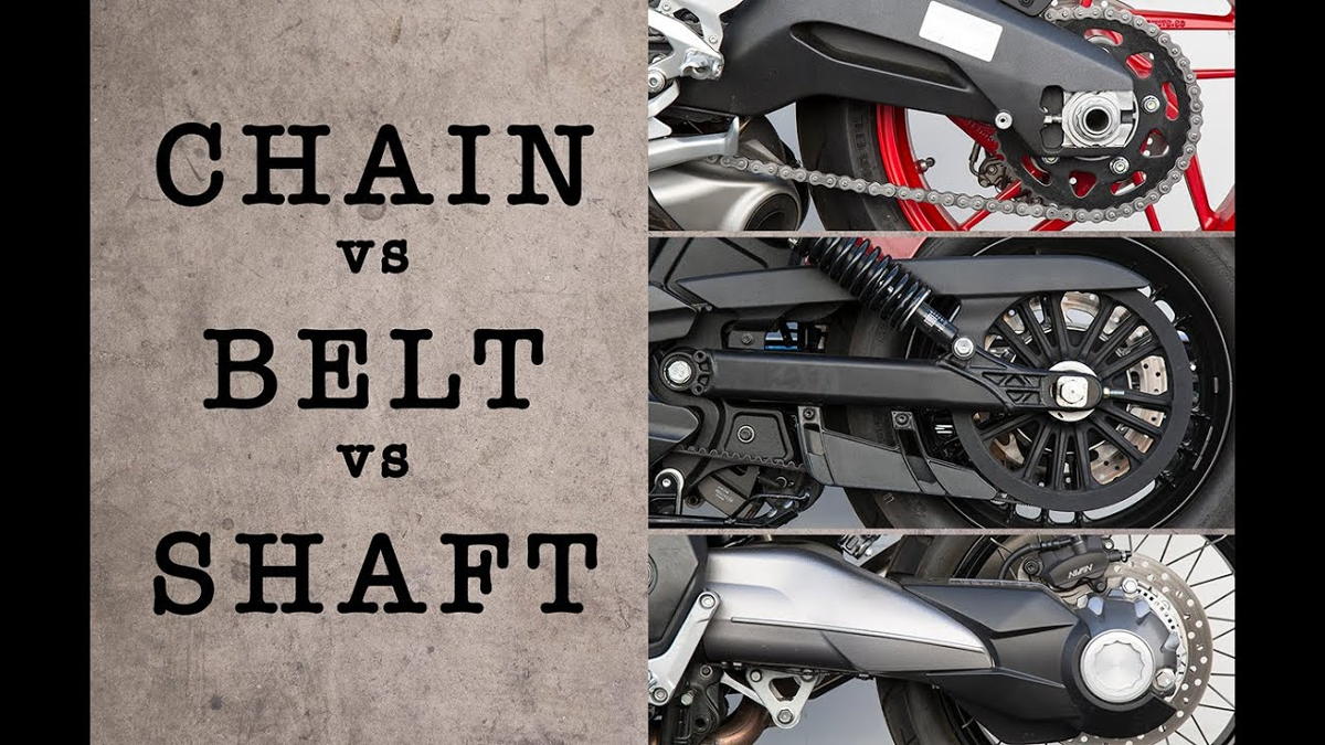 Chain Drive vs Belt Drive vs Shaft Drive