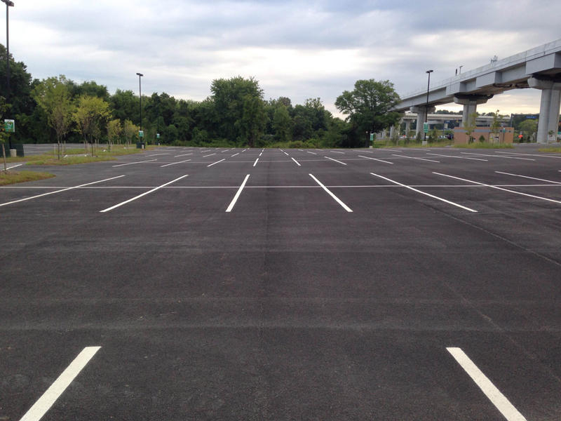 An Empty Parking Lot