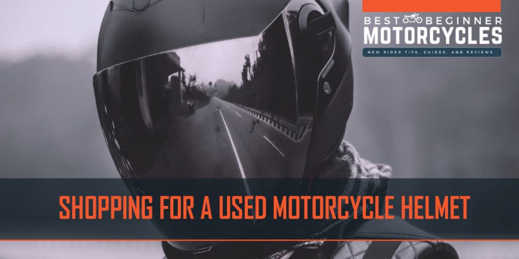 Used motorcycle helmet buying guide graphic