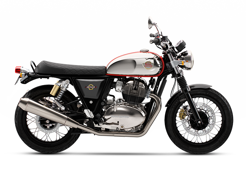 Royal Enfield Interceptor 650 on a white background