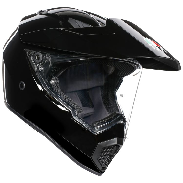 Adults Motorcycle Helmet Dual Sport Adventure Blue White Black Stealth HD009 