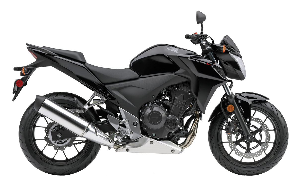 2013 Honda CB500F - Black - Side profile