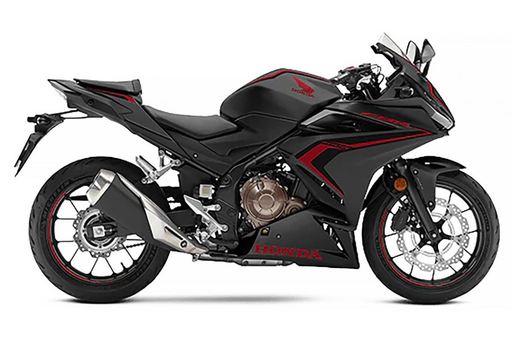 2021 Honda CBR500R - Black - Right Side