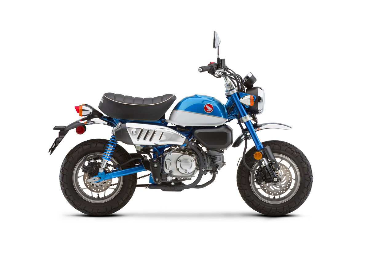 2021 Honda Monkey - Pearl Glittering Blue - Side Profile