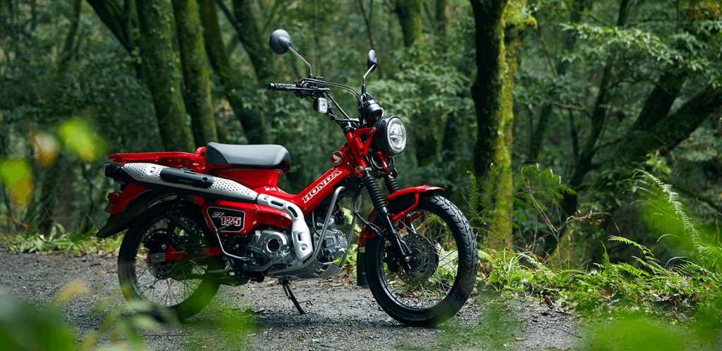 2021 Honda Trail 125 - in the woods