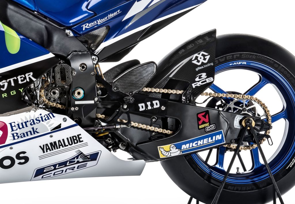 2016 Yamaha M1R MotoGP with chain visible