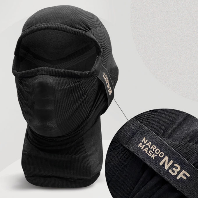 Image of the Naroo N3F balaclava on a white background.