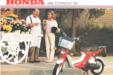 Honda USA 1981 Express SR - Scooter Sales Brochures