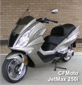 Óptima Materialismo Empleado CFMOTO JetMax 250i Scooter Review | MotorScooterGuide.net