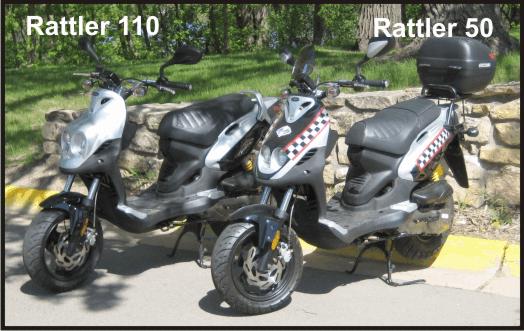 Genuine Rattler 110 and Rattler 50