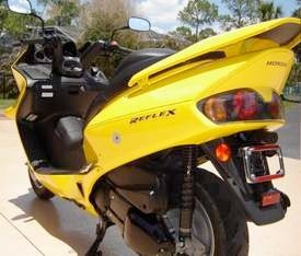thumbnail image 2 of Honda NSS250 Reflex 250 Seat & Backrest Cover – 2-Tone Black & Yellow – OEM Style 2 of 6