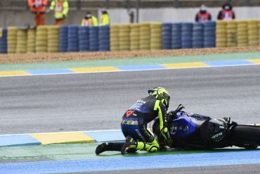 Valentino Rossi after 2020 French GP crash
